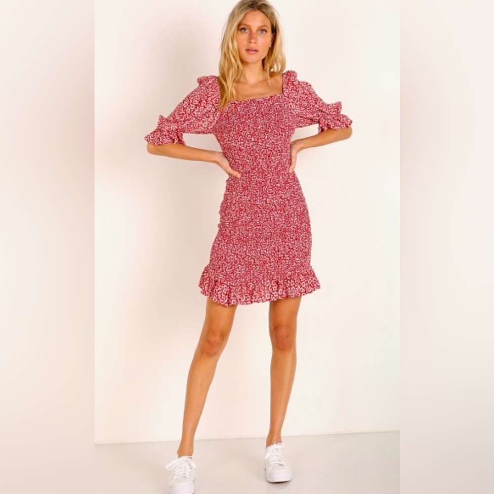 Auguste The Label Women's Marlowe
Shirred Mini Dress Sizeโ 4